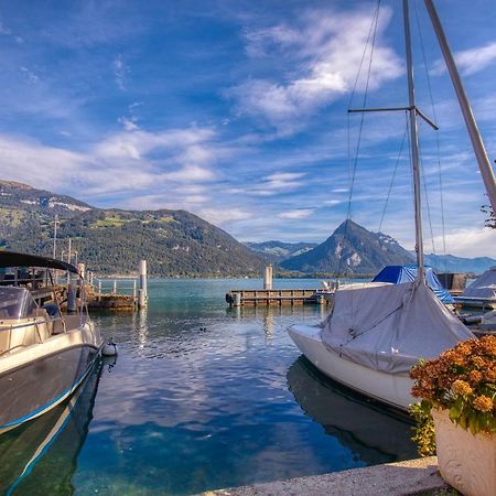 Strandhuesli Directly On Lake Thun Darligen Exterior photo