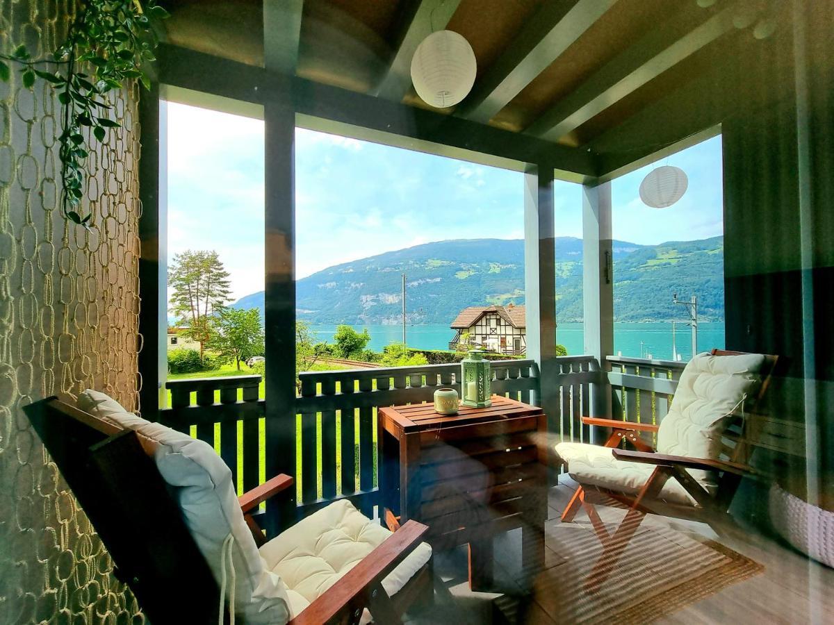 Strandhuesli Directly On Lake Thun Darligen Exterior photo